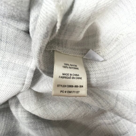 Cloth & Stone Womens XS Button Down Long Sleeve Shirt Top Lightweight Plaid Gray - Picture 5 of 10